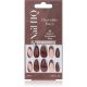 Nail HQ Almond Fake Nails Chocolate Envy 24 pcs