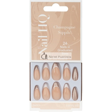 Nail HQ Champagne Sippin' Almond Nails Cream 1g