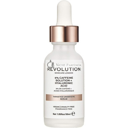 Revolution Skincare London 5% Caffeine and Hyaluronic Acid Revitalising Under Eye Serum 30ml