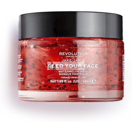 Revolution Skincare London Jake Jamie Watermelon Hydrating Face Mask Moisturising 50ml