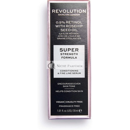 Revolution Skincare London Smoothing Serum with 0.5% Retinol and Rose Hip Seed Oil 30ml
