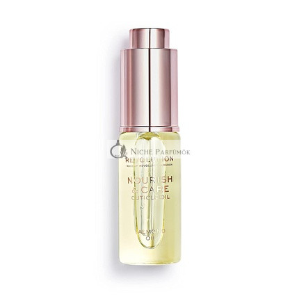 Makeup Revolution Nourish & Care Cuticle Oil for Nail Care with Almond Oil & Vitamin E 0.5fl.oz/15ml