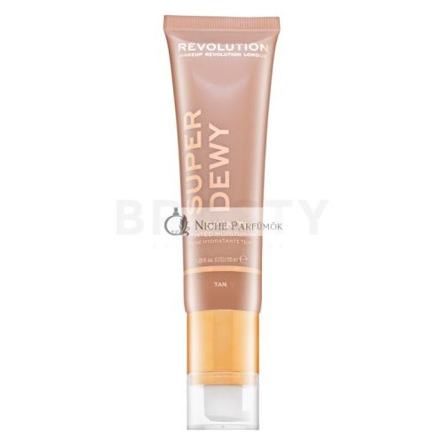Makeup Revolution Super Dewy Skin Tint Moisturizer - Tan Toning and Hydrating Emulsion 55 ml