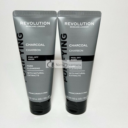 Revolution DUO Charcoal Peel Off Pore Cleansing Mask Full Size 3.52oz 100g