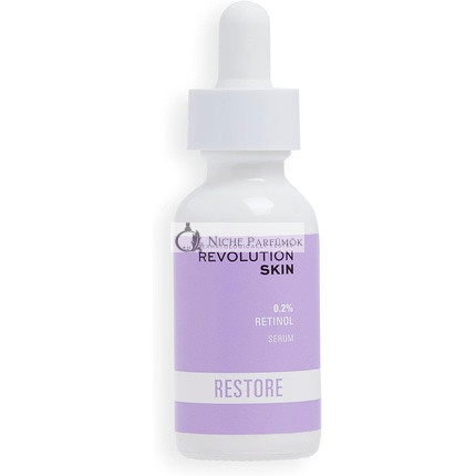 Revolution Skincare London 0.2% Retinol Face Serum Lightweight Reduces Fine Lines & Wrinkles Non-Greasy 30ml