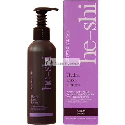 He-Shi Natural Bronze Self Tan Lotion - Hydrating Tanning Lotion