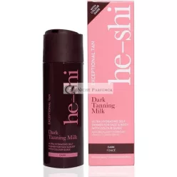   He-Shi Dark Tanning Milk 200ml - Lightweight Fake Tan with Glycerine