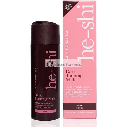 He-Shi Dark Tanning Milk 200ml - Lightweight Fake Tan with Glycerine