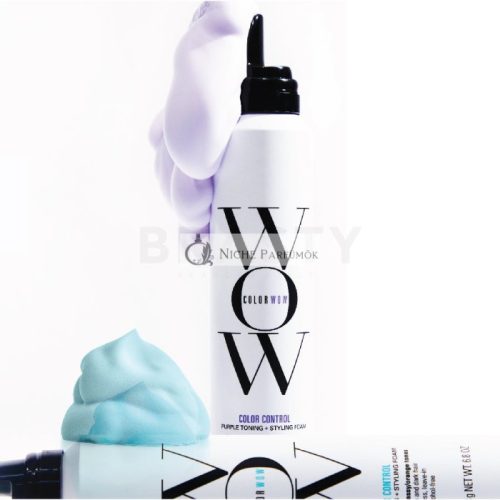 Color Wow Color Control Purple Toning + Styling Foam Toning Foam for Blonde Hair 200 ml