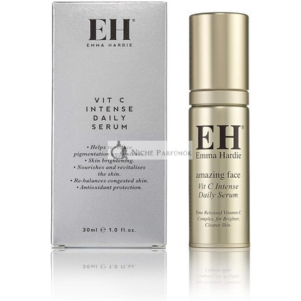 Emma Hardie Vit C Intense Daily Serum 30ml - Dermatologically Tested Suitable for Sensitive Skin Reduces Pigmentation Redness Nourishes Rebalances Revitalizes Skin