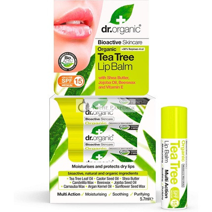 Dr Organic Tea Tree Lip Balm, 5.7 Ml
