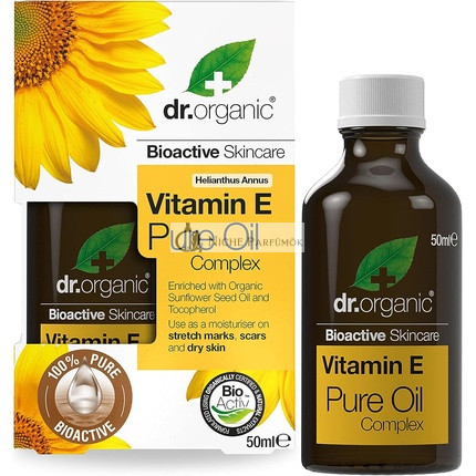 Dr Organic Organic Vitamin E Pure Oil Natural Vegan Cruelty Free Paraben and SLS Free 50ml