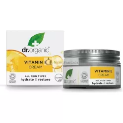   Dr Organic Organic Vitamin E Cream Natural Vegan Cruelty Free Paraben and SLS Free 50ml