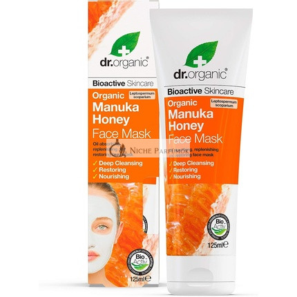 Dr Organic Manuka Honey Face Mask Nourishing for Dry Skin 125ml