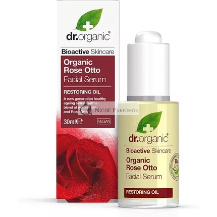 Dr Organic Rose Otto Facial Serum Natural Vegan Cruelty Free Paraben & SLS Free 30ml