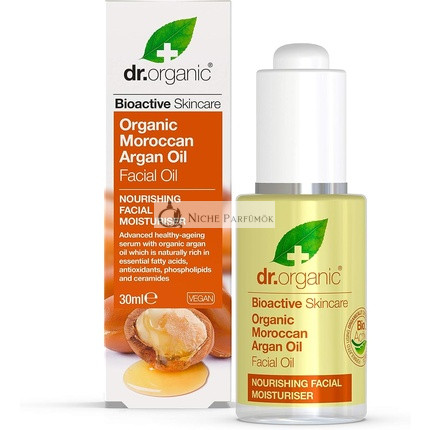 Dr Organic Moroccan Argan Oil Facial Oil Moisturising for Normal and Dry Skin 30ml