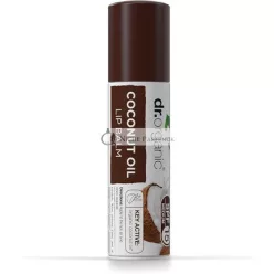  Dr Organic Organic Coconut Oil Lip Balm Natural Vegetarian Cruelty Free Paraben and SLS Free 5.7ml