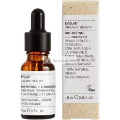   Evolve Organic Beauty Natural Bio-Retinol + C Skin Booster 0.24 fl oz 15 mL