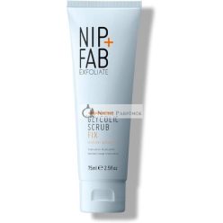   Nip + Fab Glycolic Acid Fix Face Scrub with Salicylic Acid AHA/BHA Exfoliating Facial Cleanser Polish 75ml