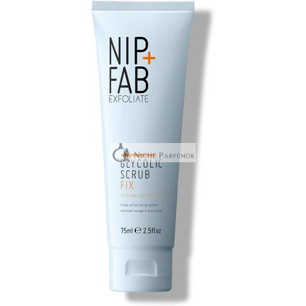 Nip + Fab Glycolic Acid Fix Face Scrub with Salicylic Acid AHA/BHA Exfoliating Facial Cleanser Polish 75ml