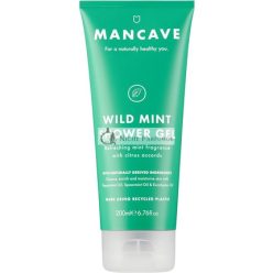   ManCave Wild Mint Shower Gel 200ml with Lemon, Peppermint and Eucalyptus Oil