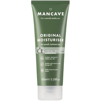 Natural Caffeine Moisturiser with UV Absorbers 100ml for Men - Vegan Friendly