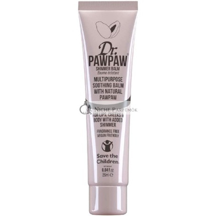 Dr. Pawpaw Multi-Purpose Balm No Fragrance Balm for Lips Skin Hair Cuticles Nails and Beauty Finishing 25ml