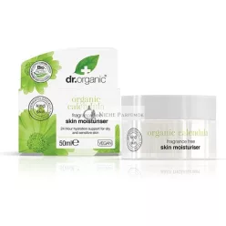  Dr Organic Calendula Cream Natural Vegan Cruelty Free Paraben and SLS Free 50ml for Sensitive Skin with Aloe Vera