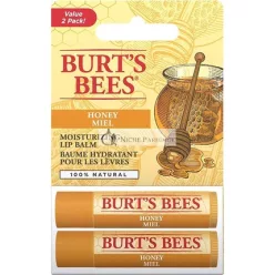Burt's Bees Lip Balm with Honey & Beeswax - Pack of 2