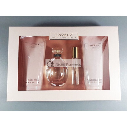 Sarah Jessica Parker Lovely EDP Gift Set 100ml 15ml 200ml - Christmas 2022