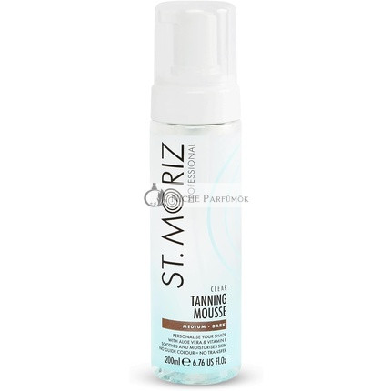 St. Moriz Clear Professional Tanning Mousse Medium to Dark 200ml