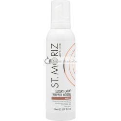   St Moriz Advanced Luxury Crème Whipped Fake Tan Mousse in Medium with Hyaluronic Acid, Rosehip Oil & Vitamin E 150ml