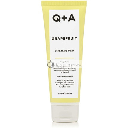 Q+A Grapefruit Cleansing Balm Makeup Remover 125ml 4.4fl Oz