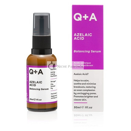 Q+A Azelaic Acid Balancing Serum with Pore-Minimizing Zinc-PCA and Antioxidants for Fresher and Smoother Skin 30ml