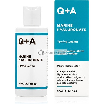 Q+A Marine Hyaluronate Toning Lotion with Hyaluronic Acid and Marine Actives 100ml