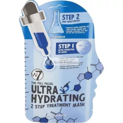   W7 The Full Facial Ultra Hydrating 2 Step Treatment 3D Face Mask and Moisturizer