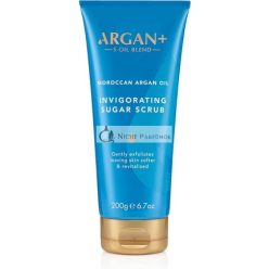   Argan+ Invigorating Body Scrub Moroccan Argan Oil Vegan Sugar Scrub 200g