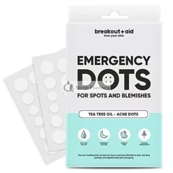   Breakout+Aid Ultra Thin Pore Cleansing Patches with Tea Tree Oil - 48 Patches in 3 Sizes