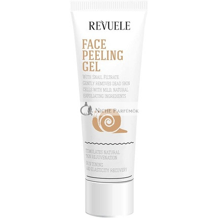 Revuele Face Scrub Gel 100% Pure Natural and Organic with Snail Filtrate 80ml