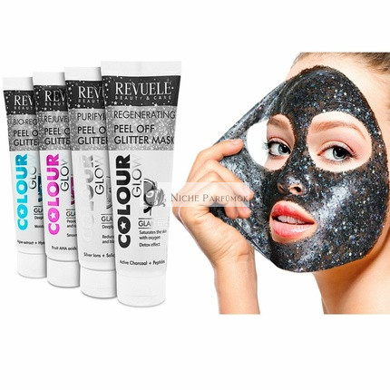 Revuele Facial Peel-Off Intense Cleaning and Skin Care Glitter Mask