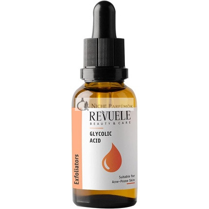 Revuele CYS Glycolic Acid 30ml Exfoliating Solution with AHA for Acne-Prone Skin Care - White