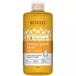   Revuele Patting Splash Fruit Cocktail Mask 250ml - 100% Pure Natural and Organic - Protects Your Skin from Pollution and Daily Stress - Skin Care