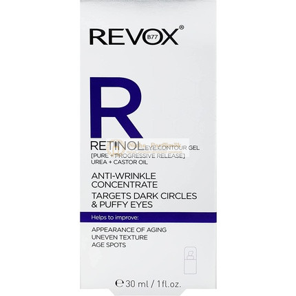 Revox Retinol Eye Gel Anti Wrinkle Concentrate for Dark Circles and Puffy Eyes 30ml