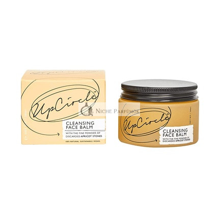 UpCircle Apricot Cleansing Face Balm 50ml - 100% Natural Makeup Remover and Blackhead Clearer - Vegan and Cruelty-Free
