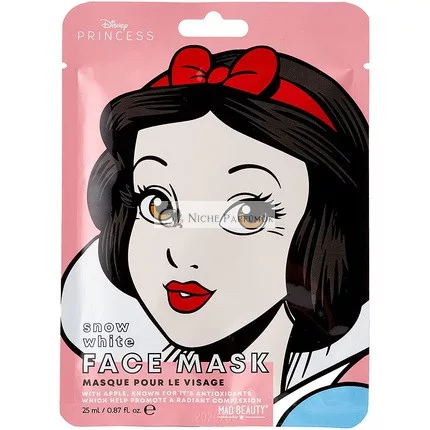 MAD Beauty Disney Face Mask - Snow White and the Seven Dwarfs - Moisturizing and Soothing Sheet Mask 30g