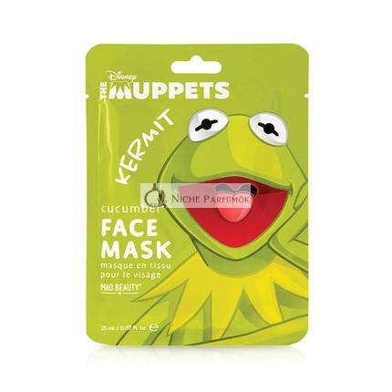 MAD Beauty Disney Muppet Kermit Face Mask with Cucumber Extract 30g