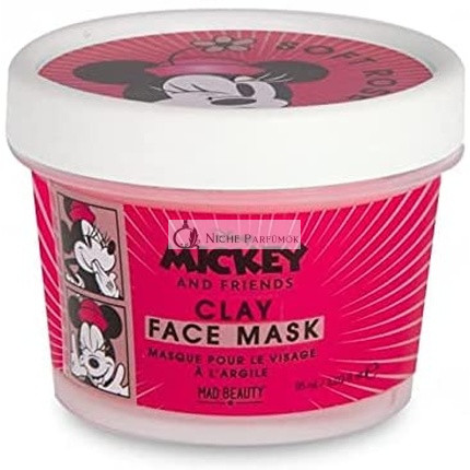 Mad Beauty Minnie Mouse Soft Rose Scented Clay Face Mask 90ml