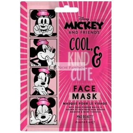 Mad Beauty Mickey & Friends Disney Single Face Mask Pearl Minnie Mouse