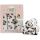 The Vintage Cosmetic Company Dual-Sided Make Up Removing Cloths Face Cloths Gentle Face Exfoliation Machine Washable Leopard Print Design Pack of 3