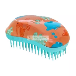   Tangle Teezer The Original Mini Hairbrush for Easy Detangling Dino Mighty